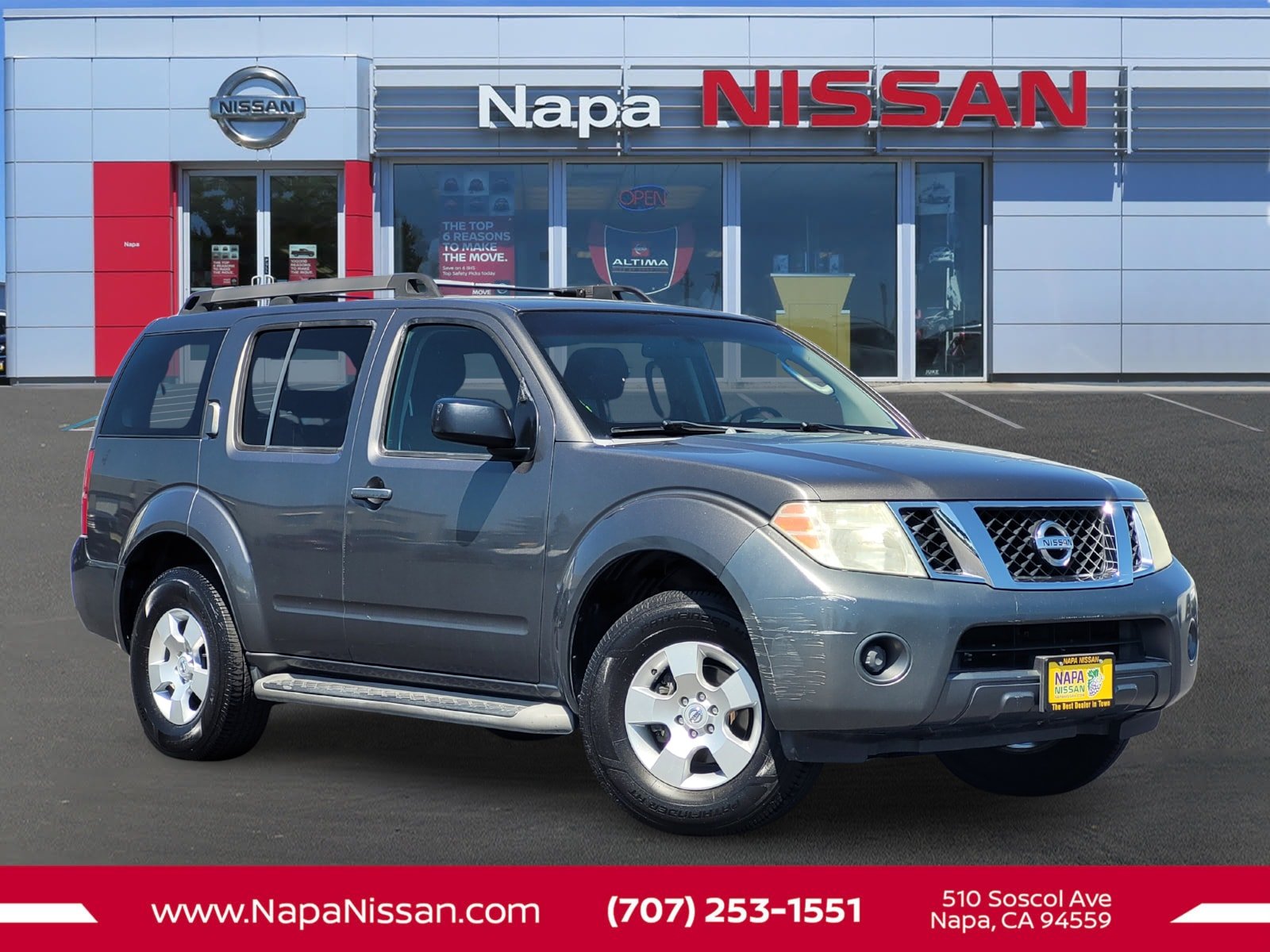 Storm Gray Metallic 2008 Nissan Pathfinder S SUV / Crossover 4X2