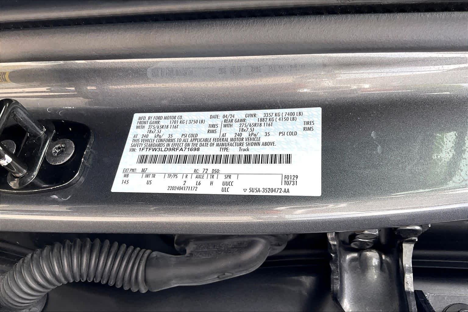 Used 2024 Carbonized Gray Ford XLT image 50