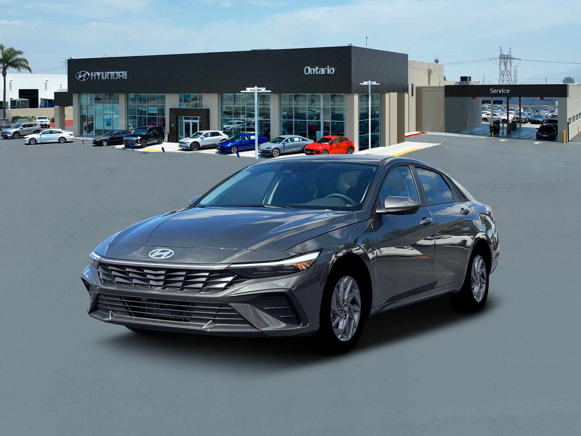 New 2026 Gray Hyundai Blue image 1