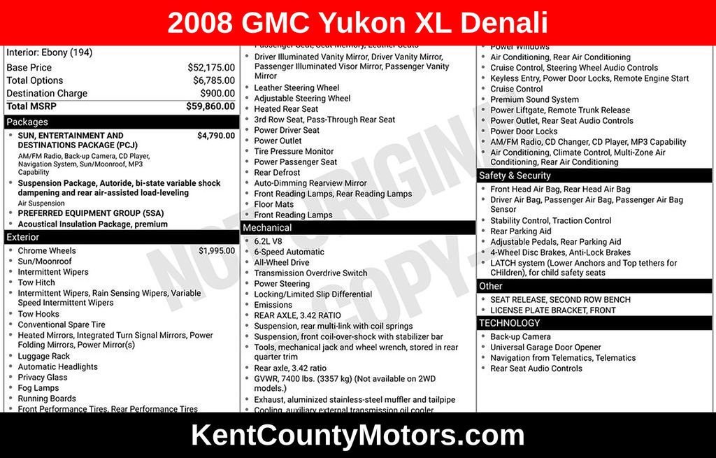 2008 GMC Yukon XL Denali