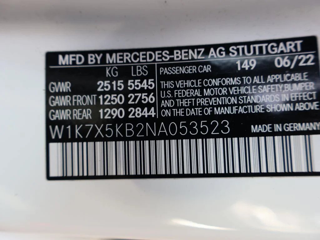 Certified Used 2022 Polar White Mercedes-Benz Base image 45