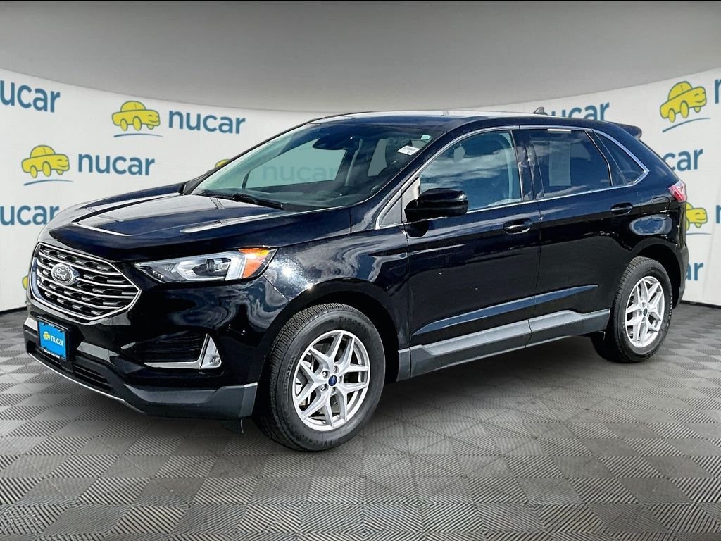 Used 2022 Black Metallic Ford SEL image 3