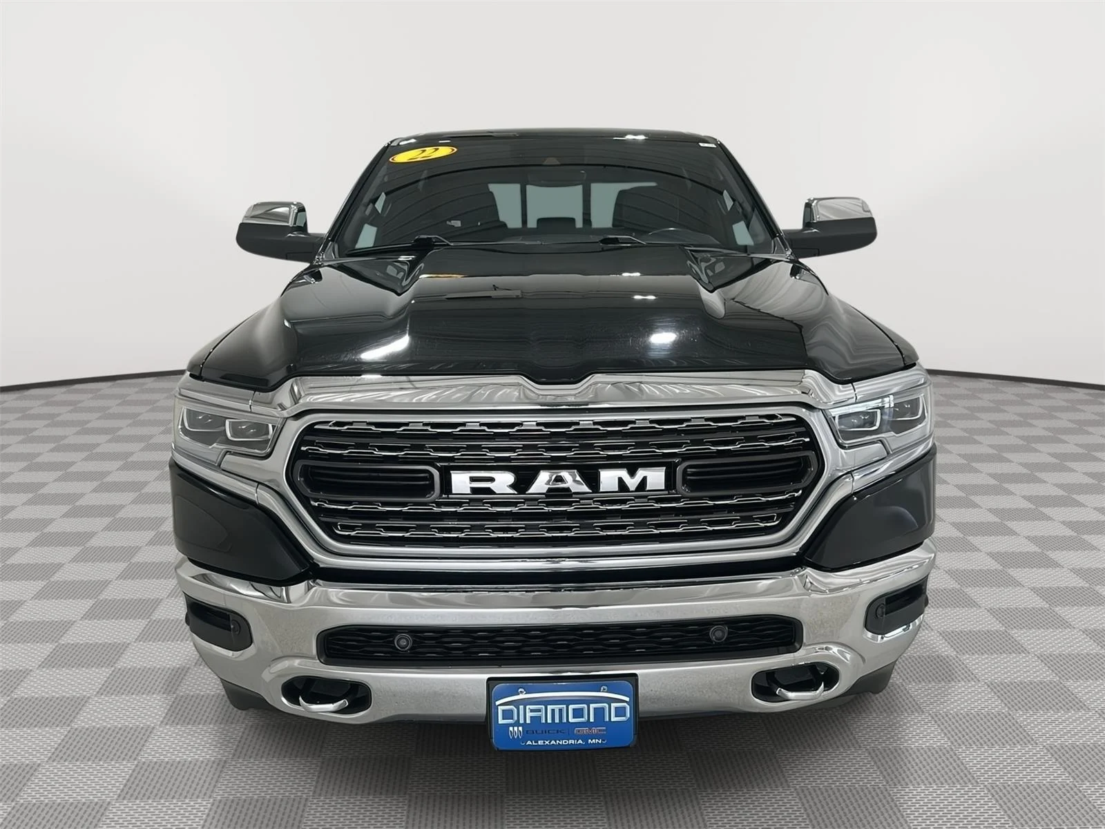Used 2022 Diamond Black Crystal Pearlcoat Ram Limited image 8