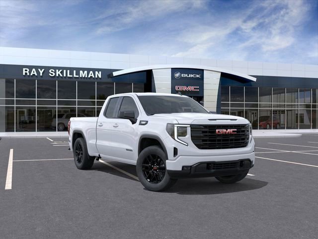 Summit White 2026 GMC Sierra 1500 Elevation Standard Double Cab 4WD Pickup Truck Four-Wheel Drive