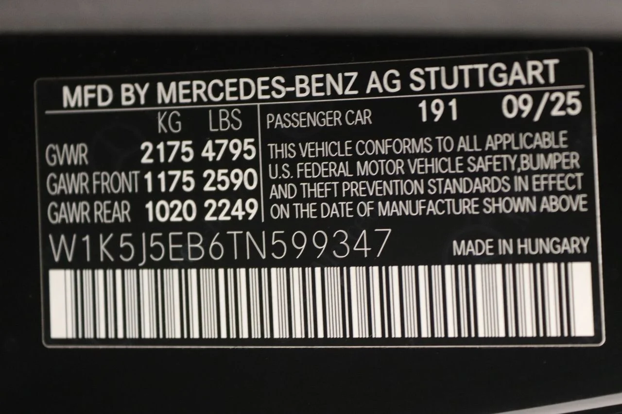 New 2026 Cosmos Black Metallic Mercedes-Benz 45 AMG® 4MATIC® image 12