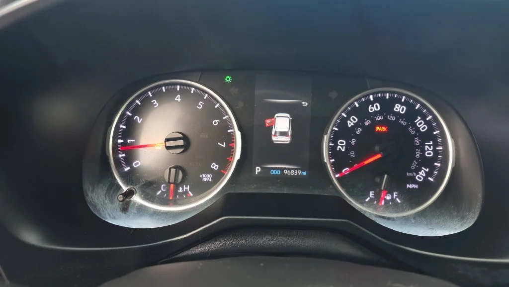 Used 2021 Red Toyota LE image 17