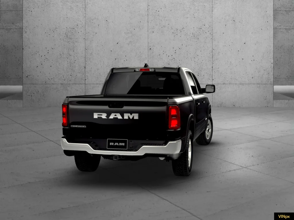 New 2026 Diamond Black Crystal Pearl-Coat Exterior Paint RAM Big Horn/Lone Star image 13
