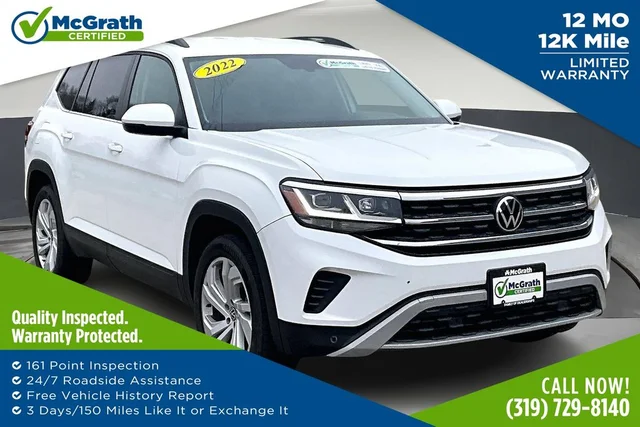 2022 Volkswagen Atlas 3.6L V6 SE w/Technology