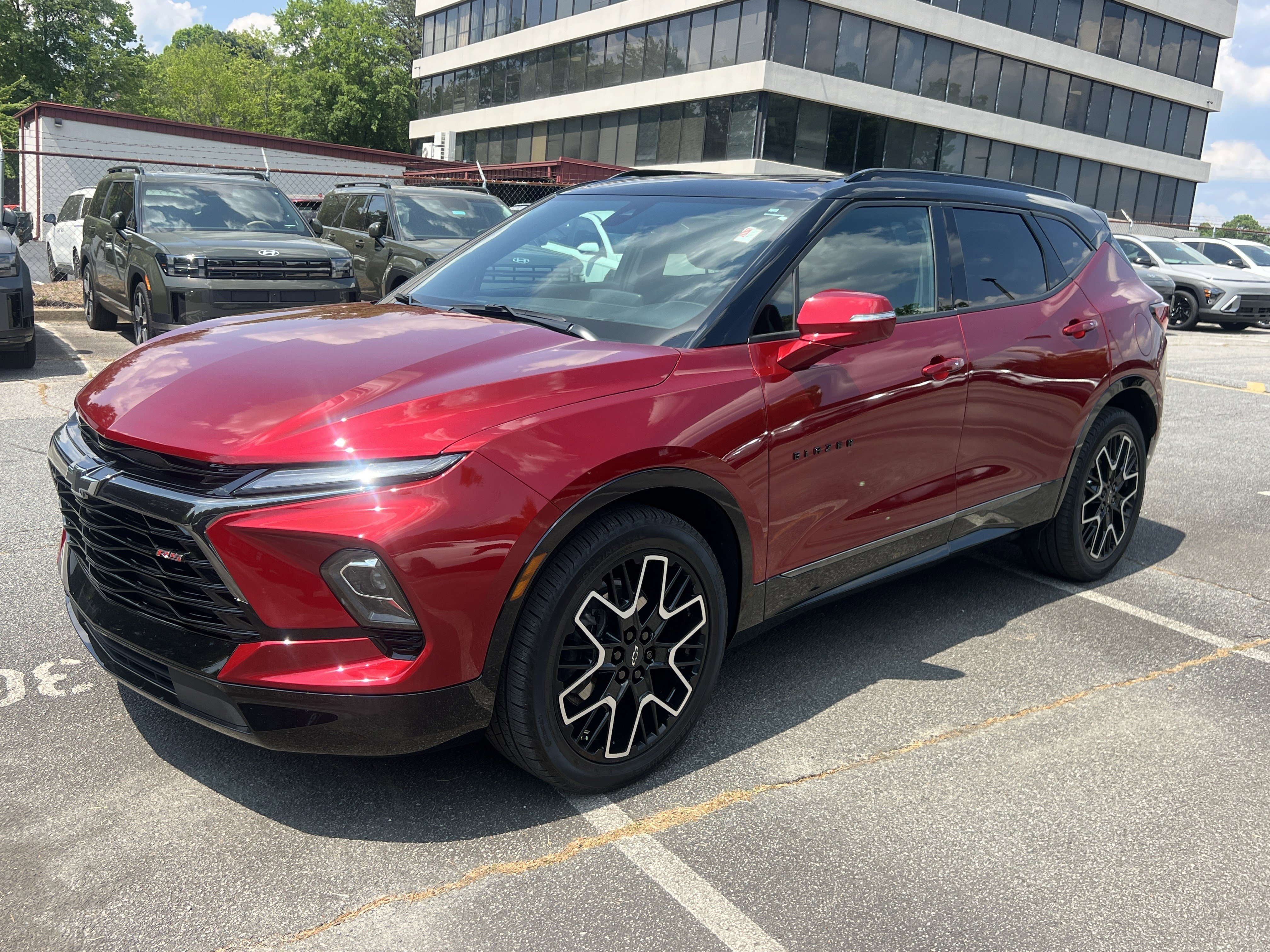 Used 2023 Radiant Red Tintcoat Chevrolet RS image 3
