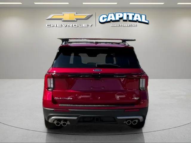 Used 2025 Red Ford Platinum image 4