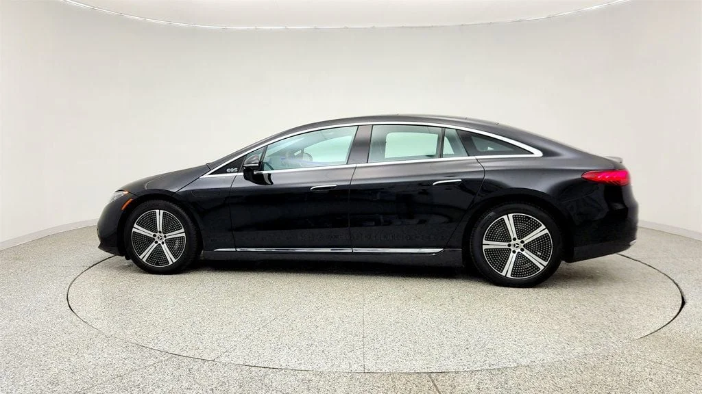 Used 2023 Black Mercedes-Benz EQS 450 4MATIC® Sedan w/ Massage Seats & Active Ambient Lighting image 8