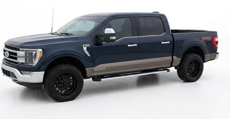 Used 2022 Antimatter Blue Metallic Ford LARIAT image 5