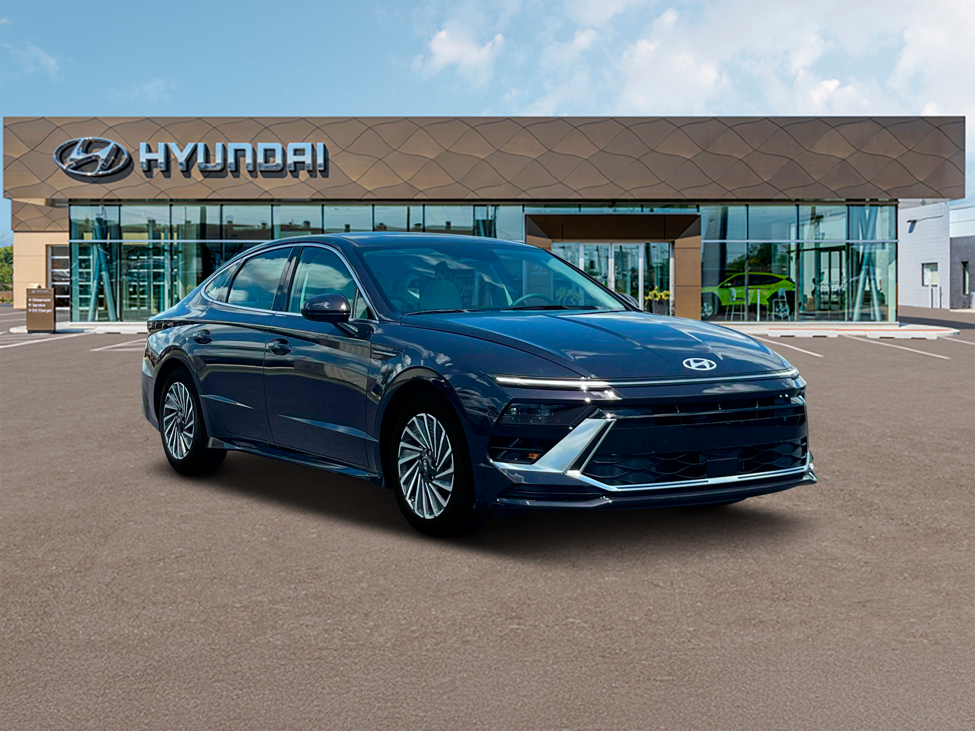 New 2025 Blue Hyundai SEL image 11