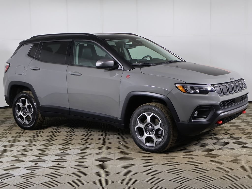 Used 2022 Jeep Compass Trailhawk with VIN 3C4NJDDB9NT143321 for sale in Ewing Township, NJ