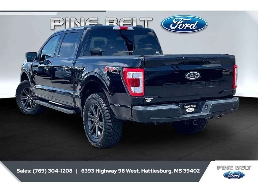 Certified Used 2021 Agate Black Metallic Ford LARIAT image 2
