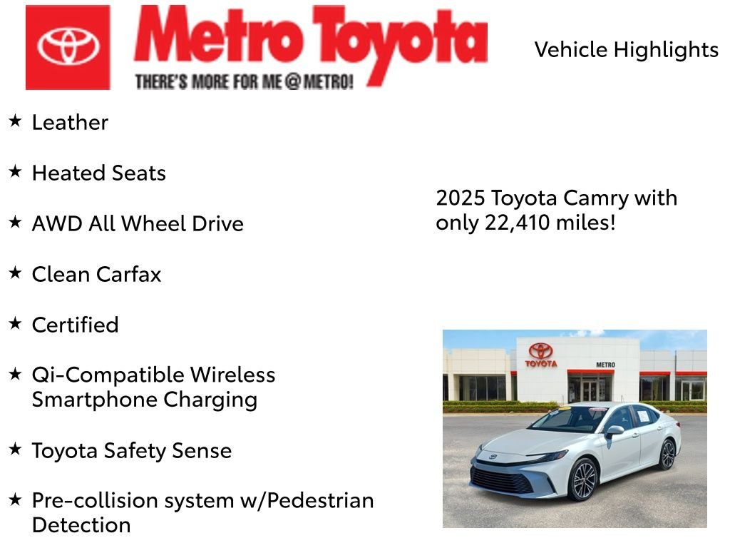 Certified Used 2025 Beige Toyota XLE image 9