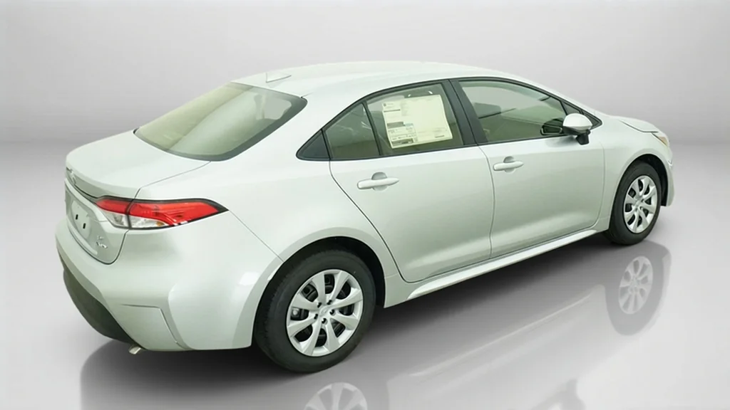 New 2027 Classic Silver Metallic Toyota Hybrid LE image 9