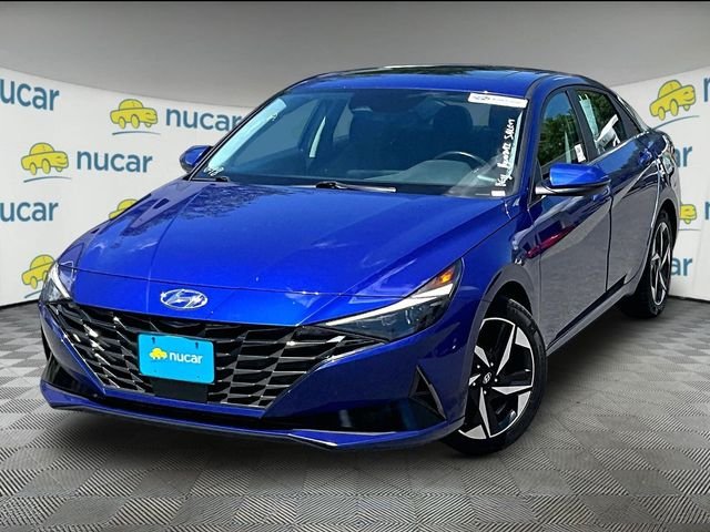 Used 2021 Blue Hyundai Limited image 12