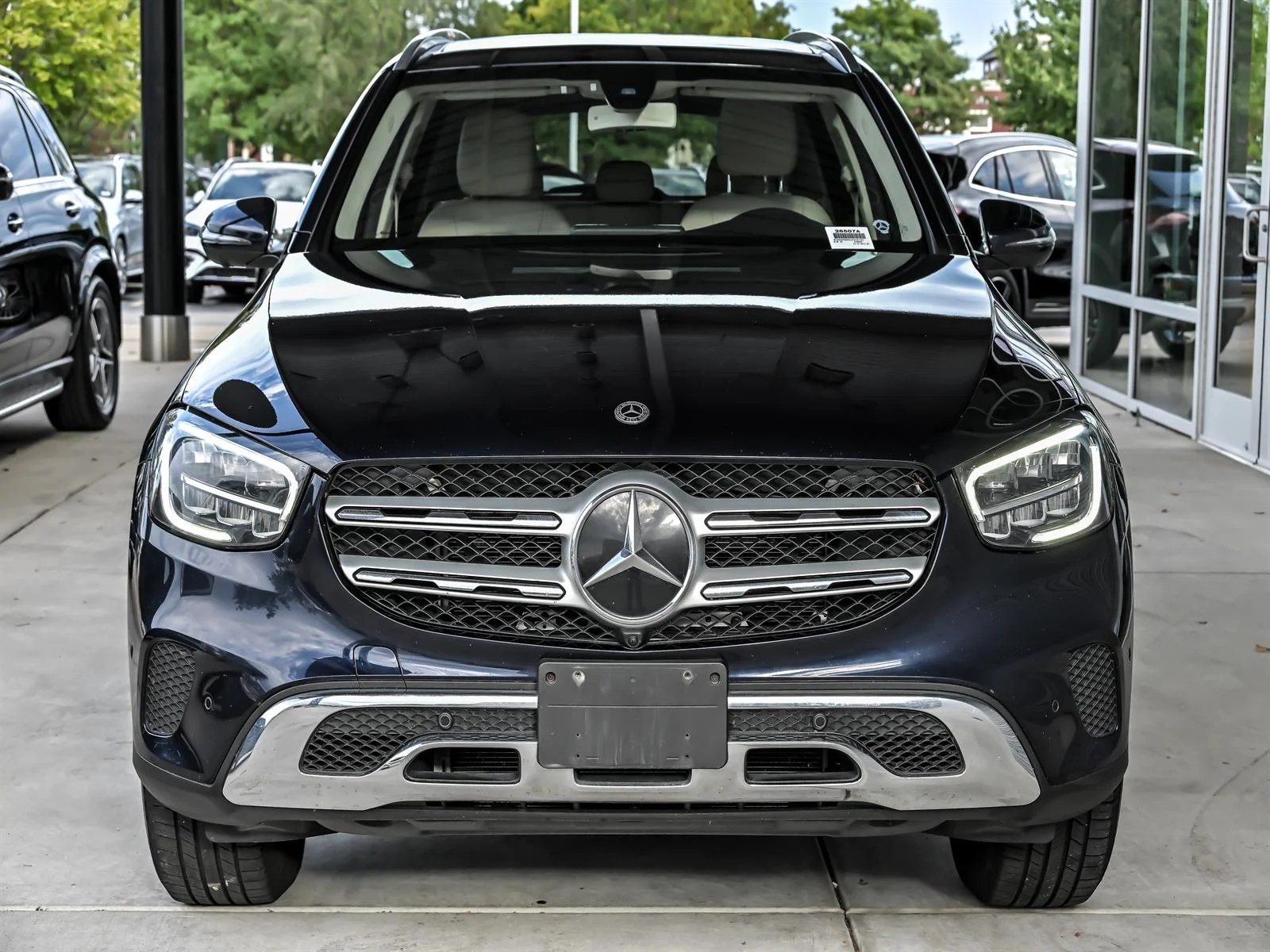 Used 2020 Blue Mercedes-Benz GLC 300 4MATIC® image 4