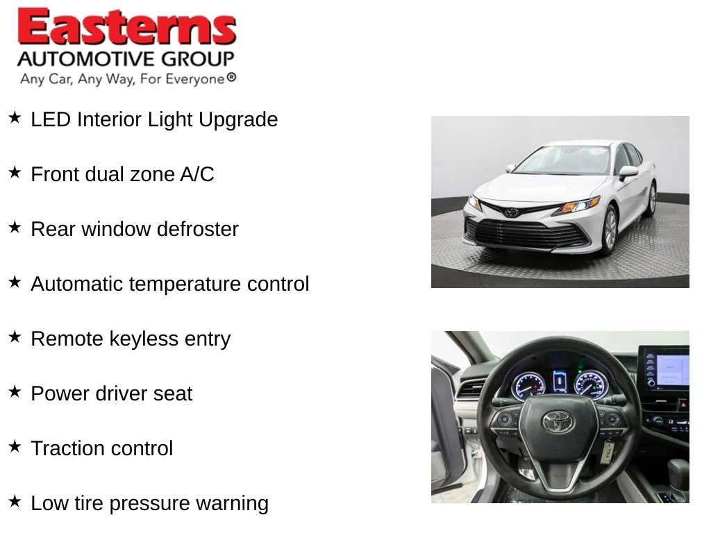 Used 2024 White Toyota LE image 11