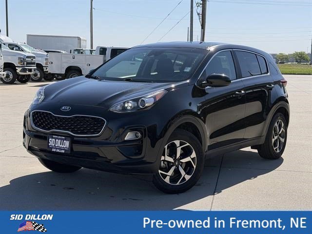 Used 2022 Black Cherry Kia LX image 1