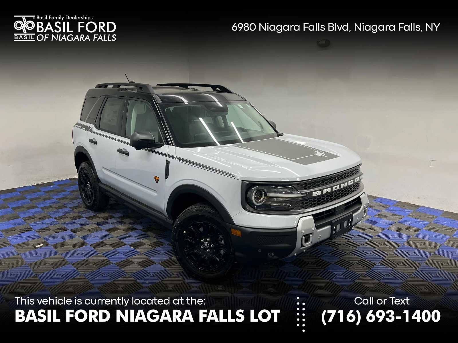 New 2026 Space White Metallic Ford Badlands image 1
