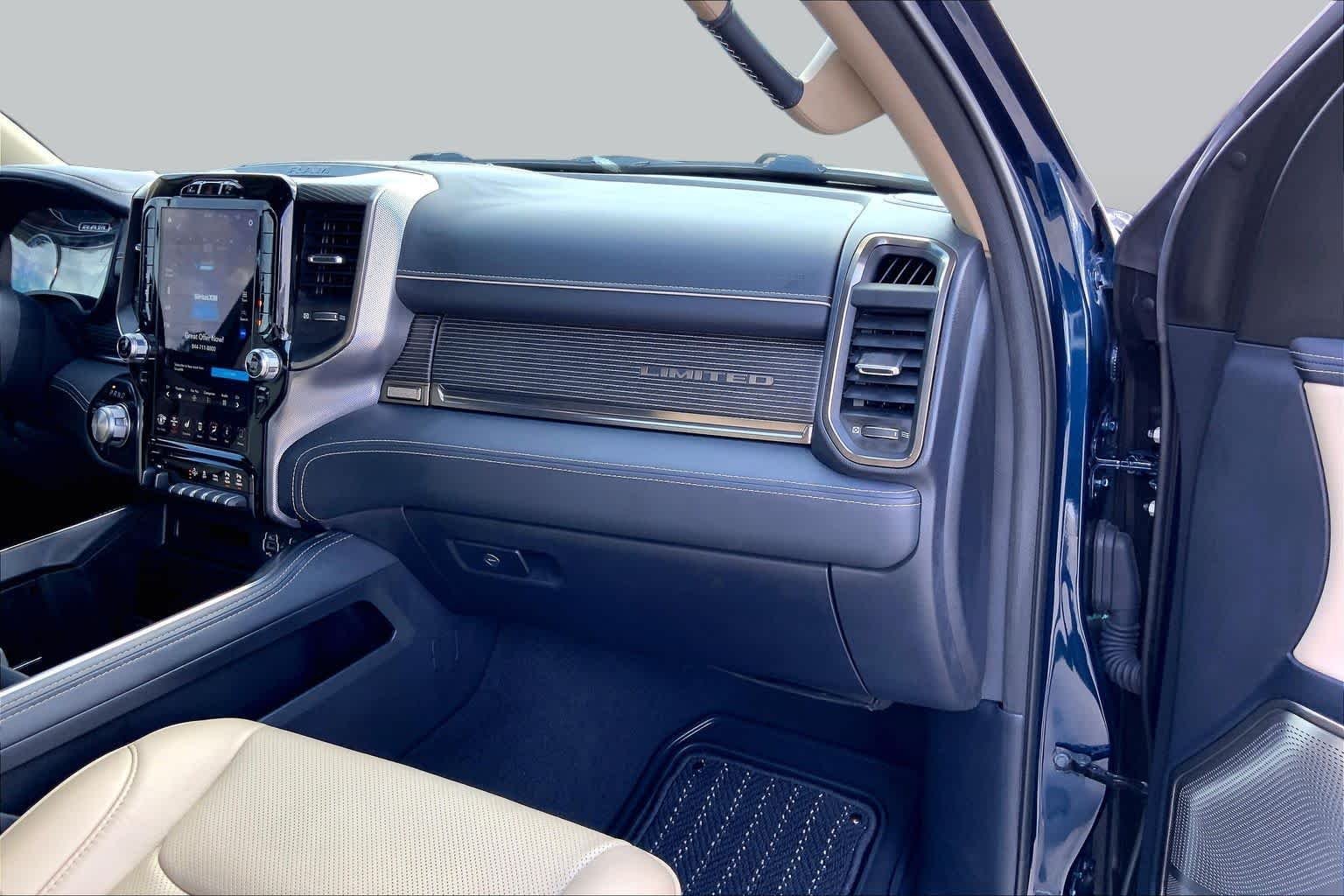 Used 2020 Patriot Blue Pearlcoat Ram Limited image 19