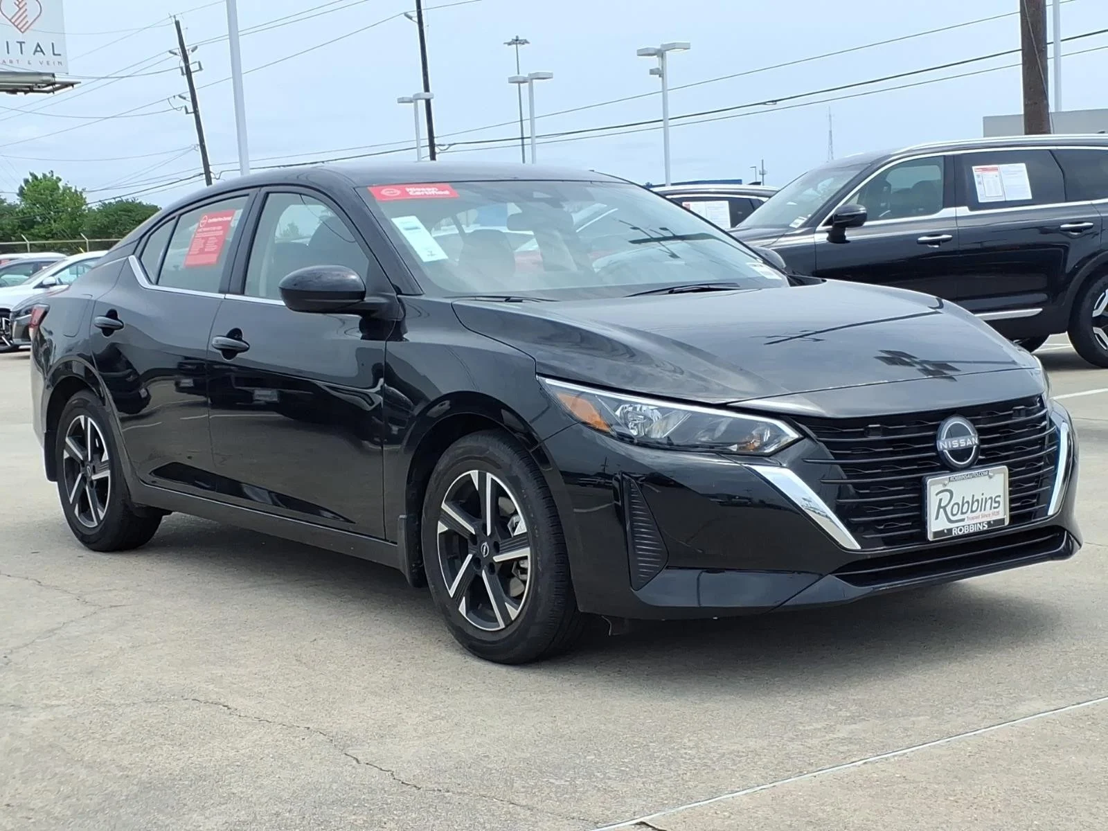 2025 Nissan Sentra SV Black at Robbins Nissan
