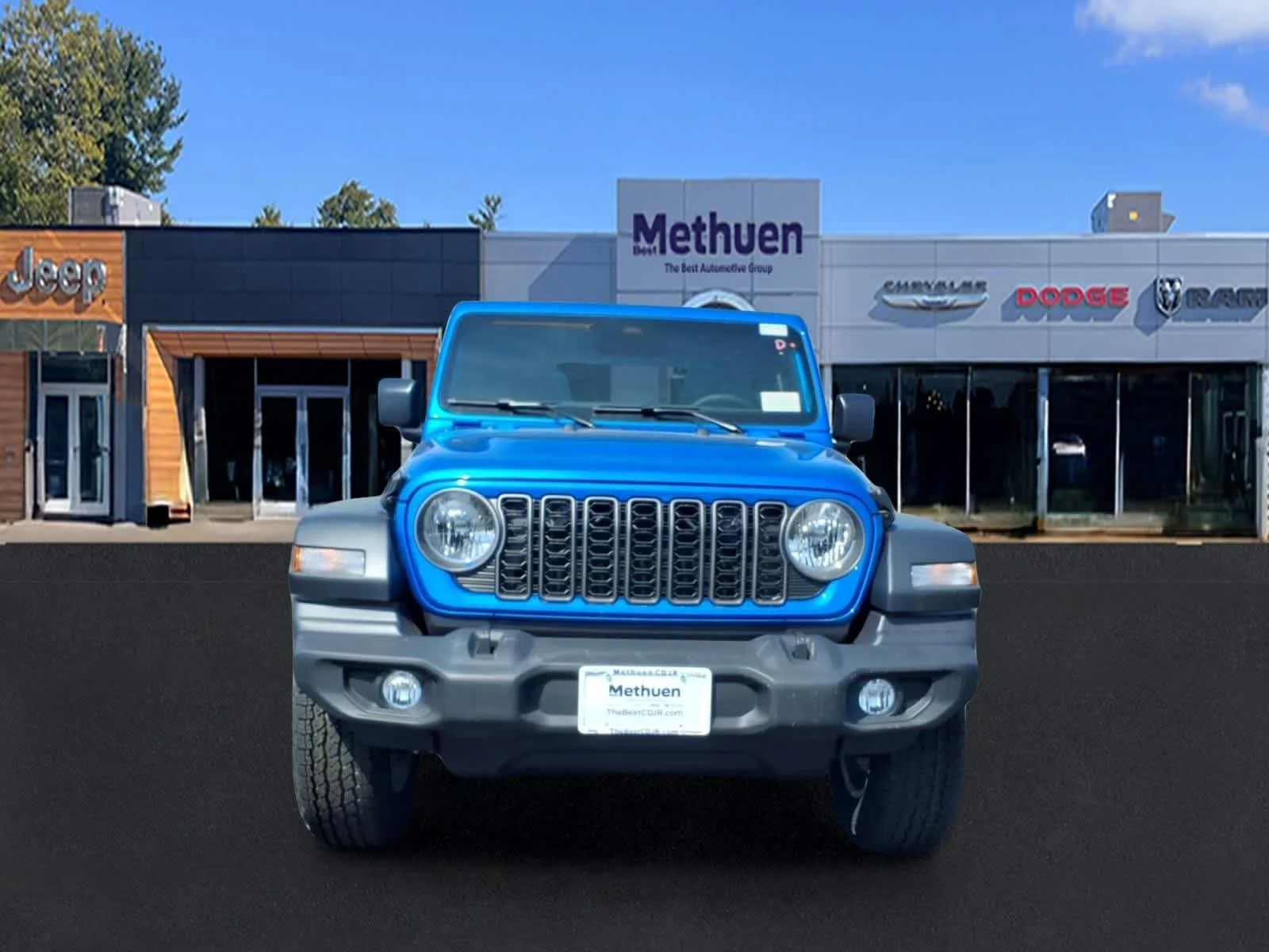 New 2026 Hydro Blue Pearlcoat Jeep Sport S image 2