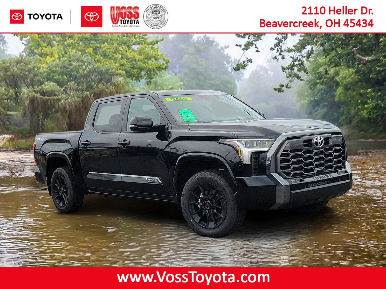 New 2026 Midnight Black Metallic Toyota Platinum CrewMax 5.5