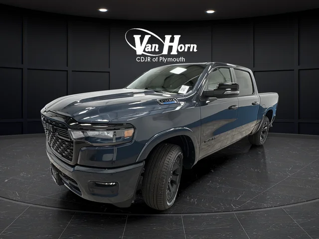 New 2026 Forged Blue Metallic Exterior Paint RAM Big Horn/Lone Star image 3