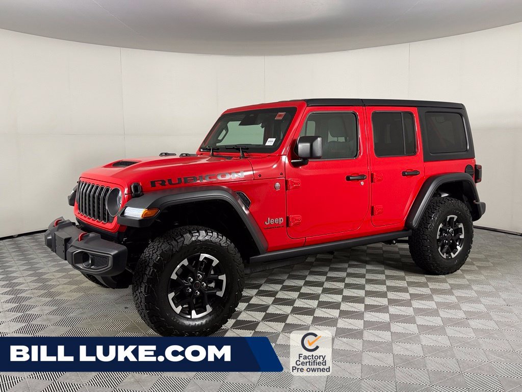 Certified Used 2026 Red Jeep Rubicon image 1