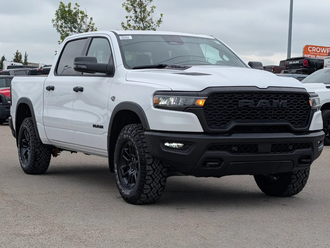 New 2026 White RAM Rebel - - 4x4 - 5.7L HEMI V8 - Rebel Level 1 Equip Grp & More! image 2
