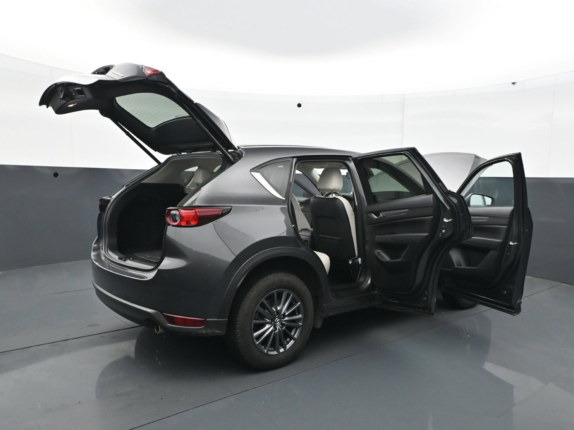 Used 2021 Machine Gray Metallic Mazda Touring AWD image 36