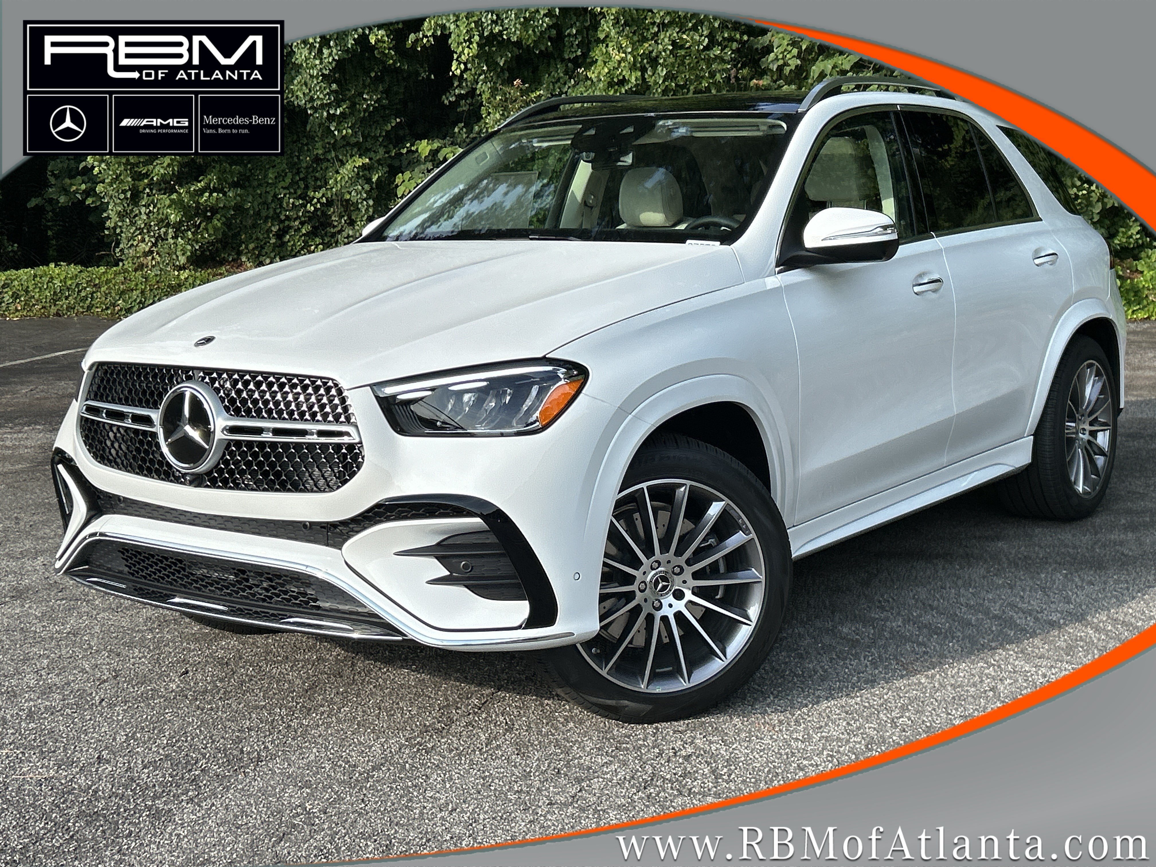New 2026 MANUFAKTUR Moonlight White Metallic Mercedes-Benz GLE 350 4MATIC® SUV image 1