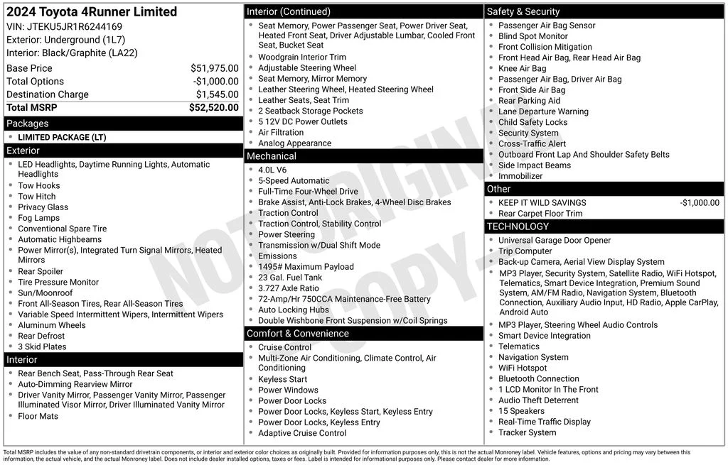 Used 2024 Gray Toyota Limited image 43