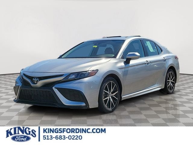 Certified Used 2023 Celestial Silver Metallic Toyota SE image 1