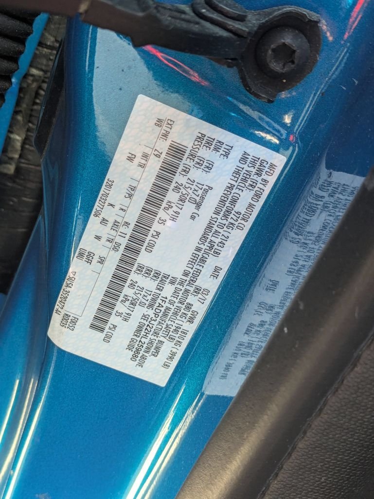 Used 2017 Blue Ford Titanium image 12