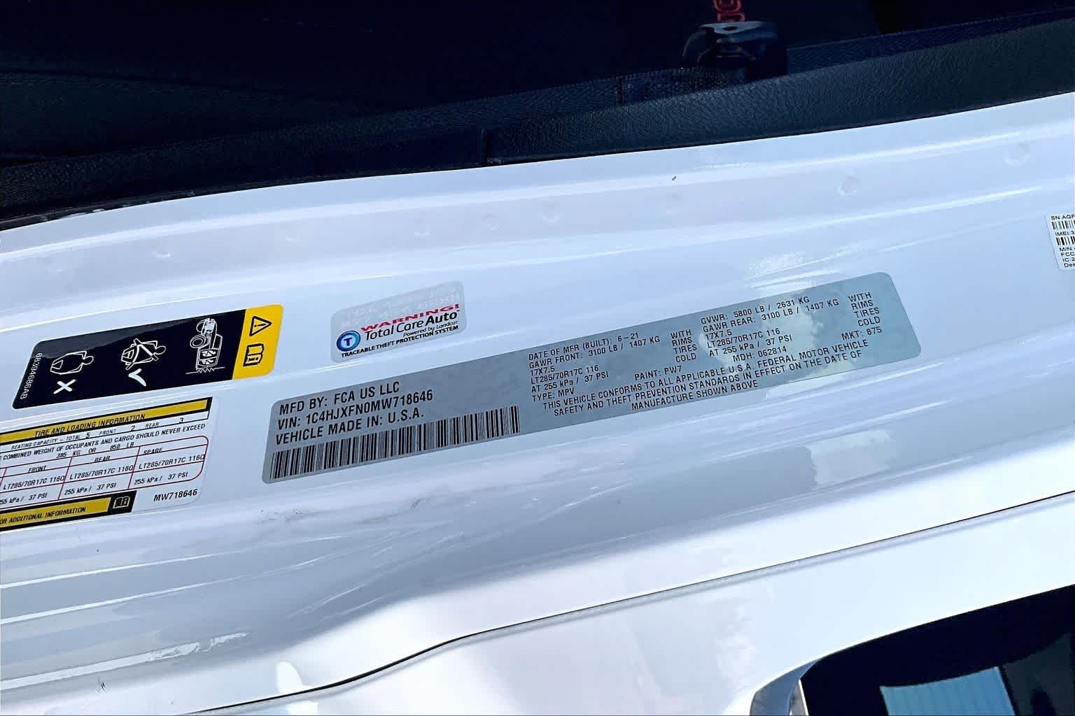 Used 2021 Bright White Clearcoat Jeep Unlimited Rubicon image 31