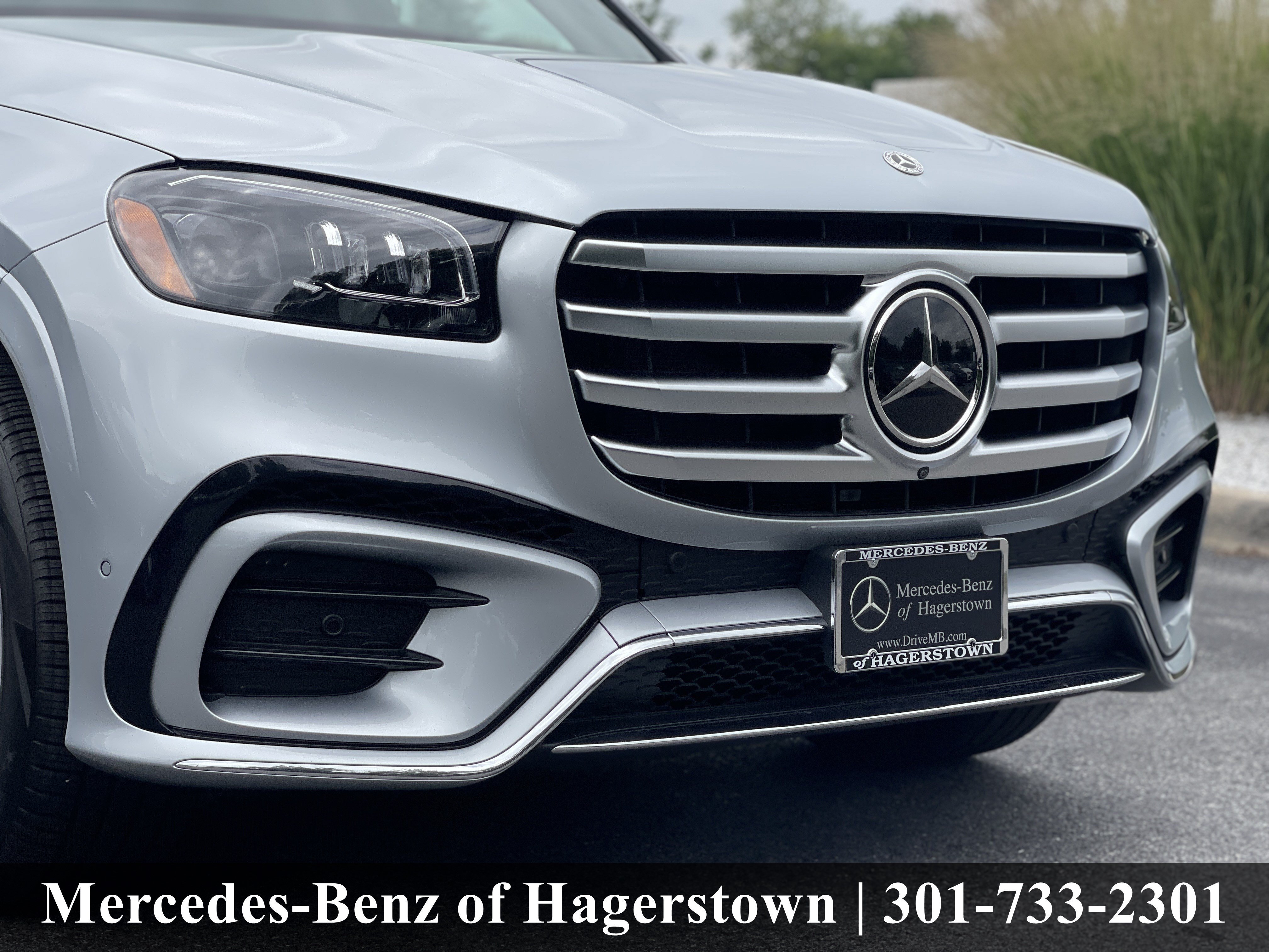 Certified Used 2025 Cirrus Silver Metallic Mercedes-Benz GLS 450 4MATIC® SUV image 48
