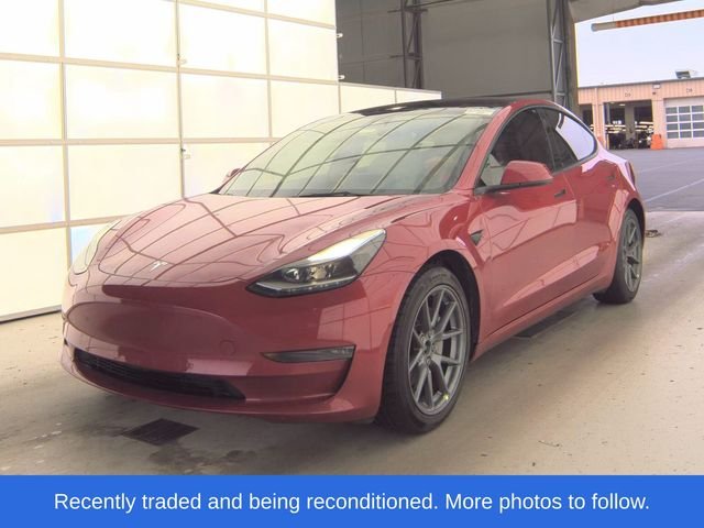 Used 2022 Red Tesla Long Range image 1