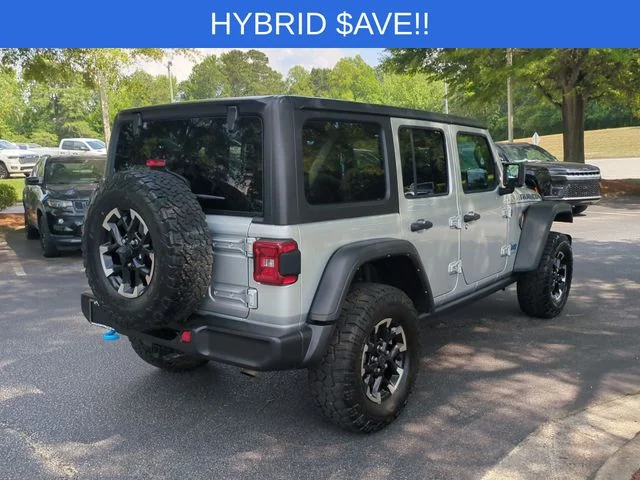 Used 2024 Silver Jeep Rubicon 4xe image 5