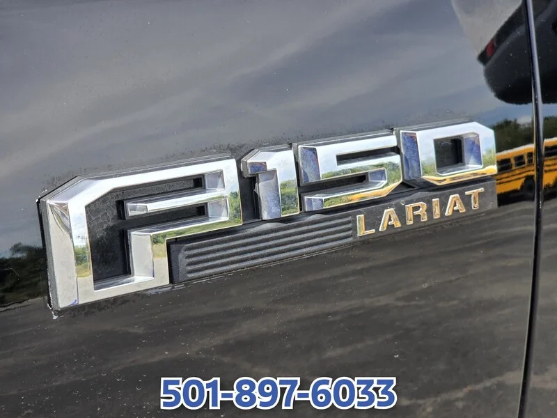 Used 2018 Shadow Black FORD LARIAT 4WD SUPERCREW 5.5