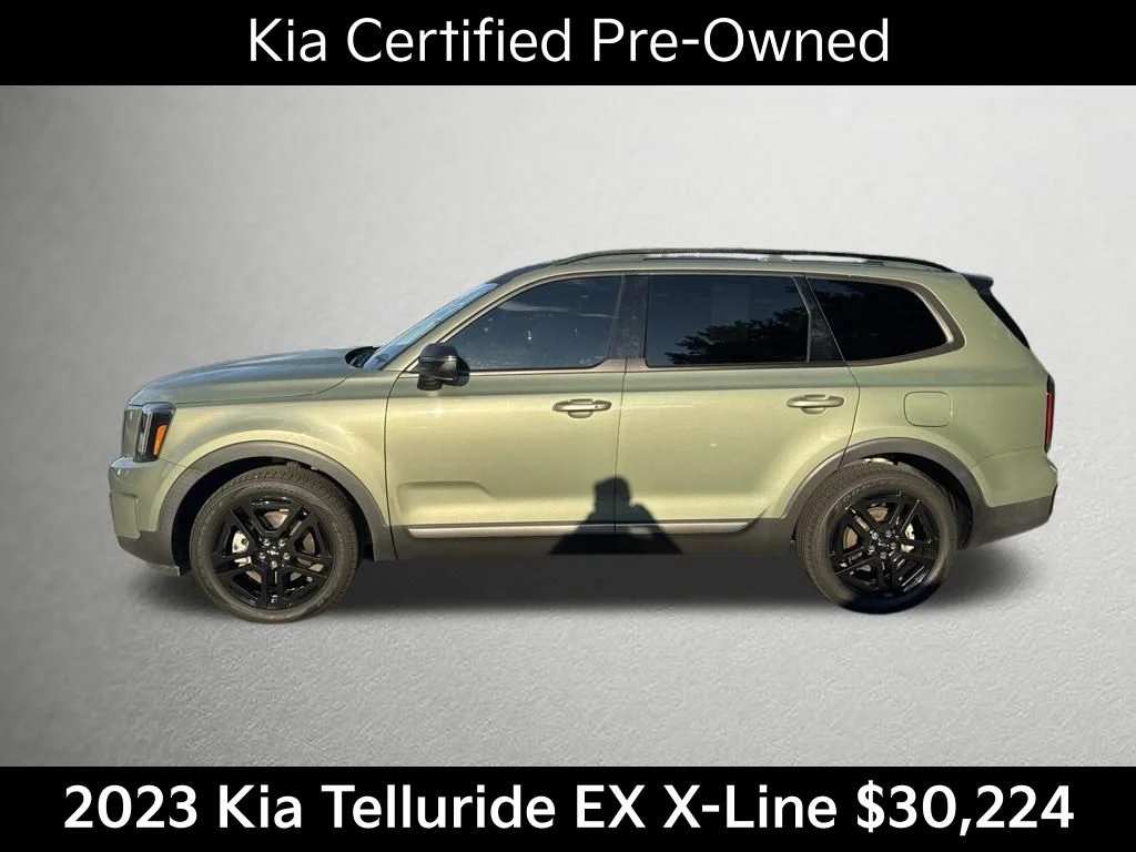 Certified Used 2023 Green Kia EX X-Line image 7