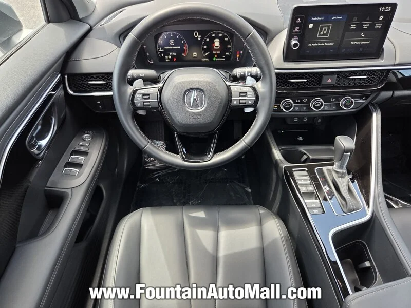 Used 2025 Solar Silver Metallic Acura FWD image 12