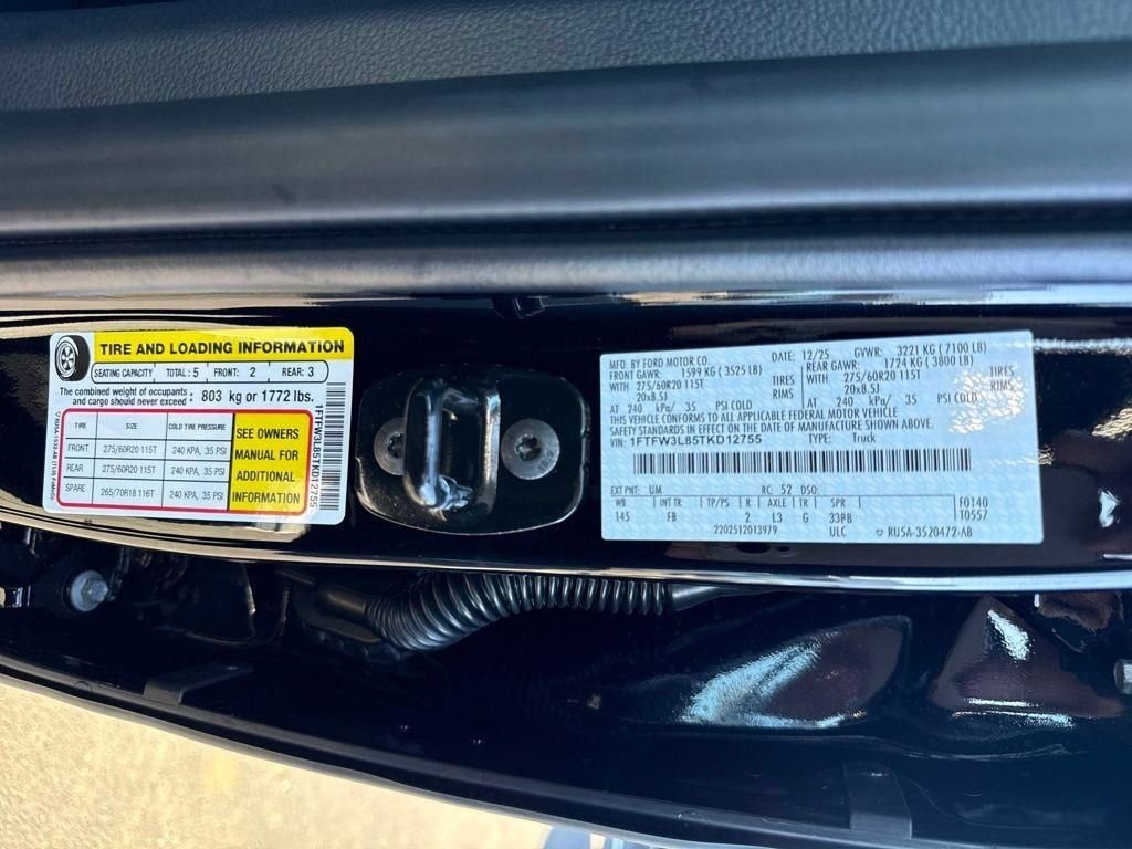 New 2026 Agate Black Metallic Ford XLT image 82