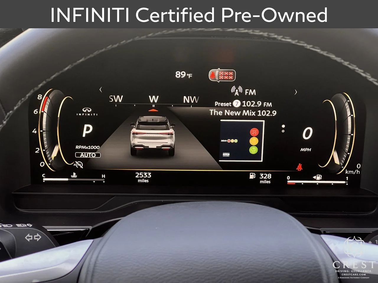 Certified Used 2027 Moonbow Blue Black Obsidian INFINITI AUTOGRAPH image 17