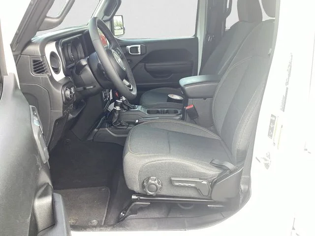 Certified Used 2025 Bright White Clearcoat Jeep Sport S image 9