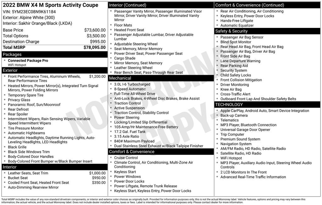 Used 2022 White BMW Base image 2
