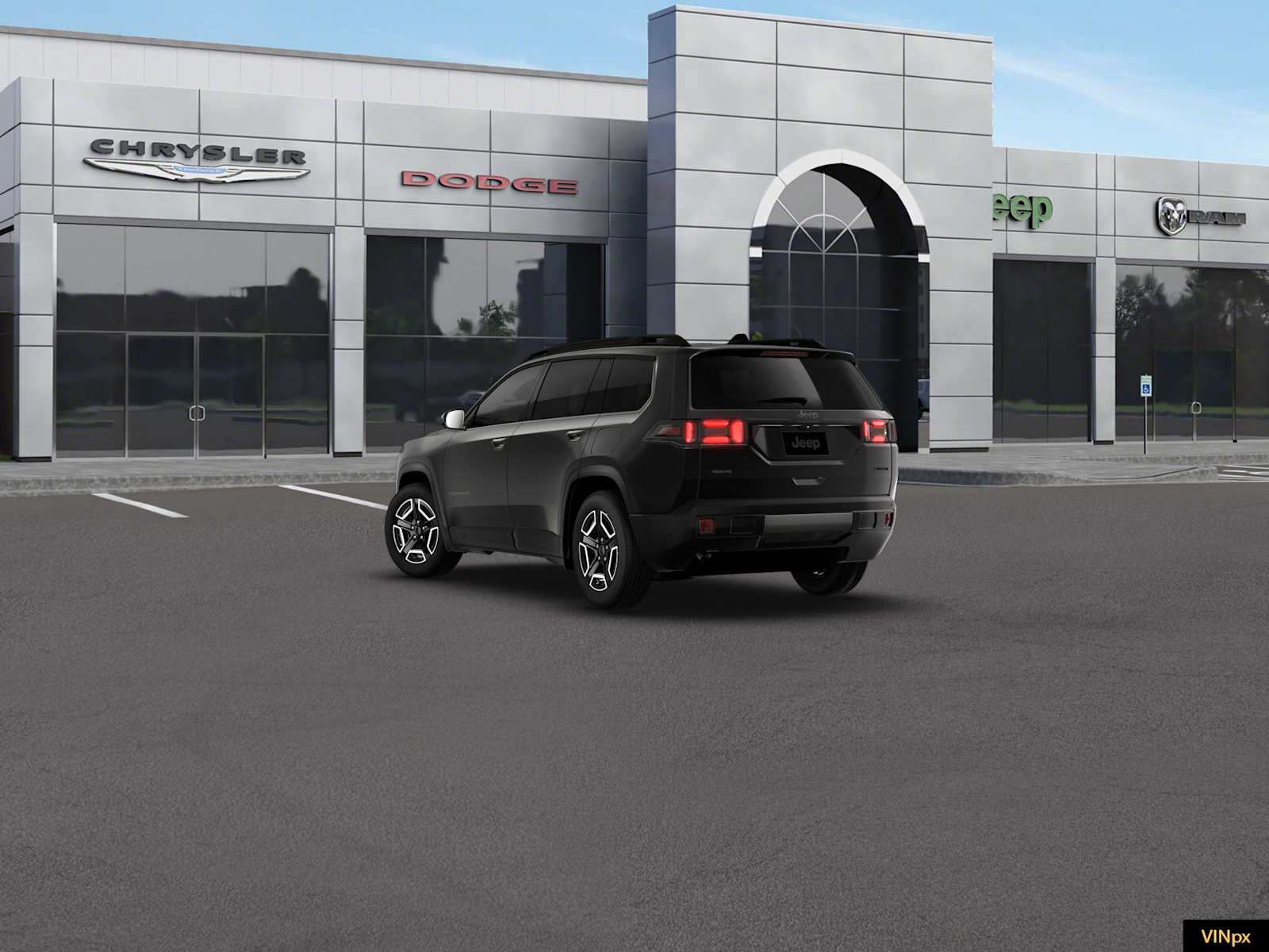 New 2026 Diamond Black Crystal Pearlcoat Jeep Limited image 5